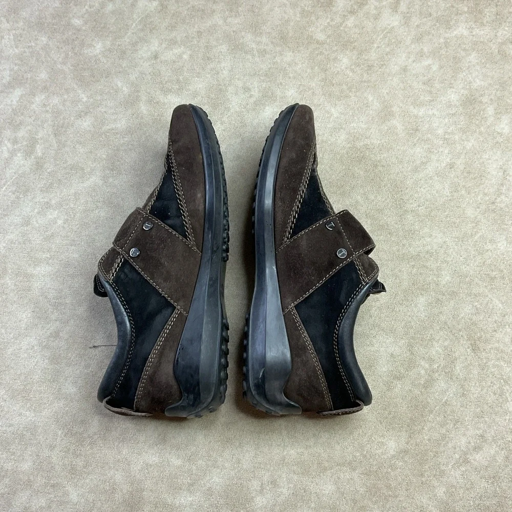 Tods Shoes EU 38.5 Brown Suede Leather Gomino Shoes Drivers Italian Buckle
